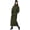 Army Green, variant on Womens Winter Warm Hooded Long Quilted Parka Coats Maxi Length Puffer Down Jacket Outerwear