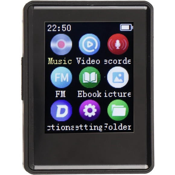 KOK-80GB MP3 Player with Bluetooth and WiFi, HiFi Lossless Sound MP3 Spotify Player with FM, Radio, Recording, E Book 1.77 Inch Touch Screen Streaming MP3 MP4 Player for Kids (with-0514