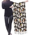 thumbnail image 4 of Shawl Wraps for Women - funny ghost halloween Oversized Fall Winter Fashion Blanket Scarf for Women, 4 of 6