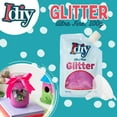 thumbnail image 3 of SCS Direct iDIY Ultra Fine Glitter (100g, 3.5 oz Pouch) w Easy-Pour Bag & Funnel-Snowfall White Extra Fine-Non-Toxic, DIY Arts & Crafts, School Projects, Festivals, Sparkle Decors, Resin, Gift, 3 of 5