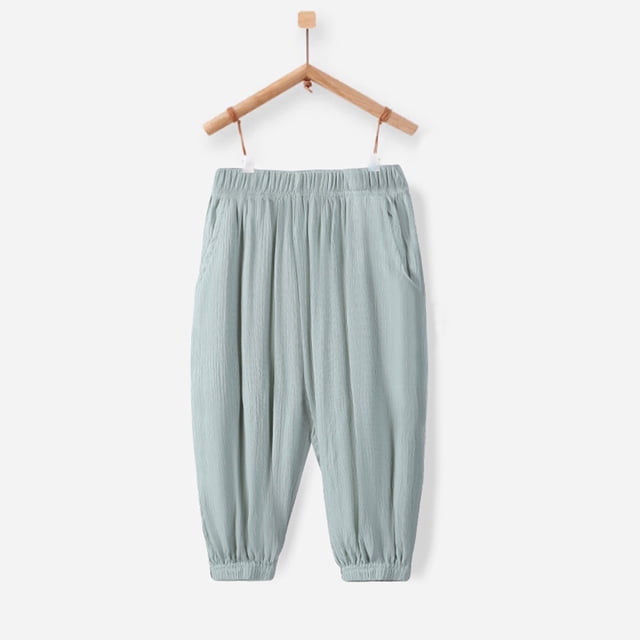 Tween Drawstring Elastic Sweatpants Slacks Green Cargo Pants Summer Pants Boys Pants 11-12 Years