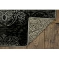 thumbnail image 4 of Linon Milan Area Rug and Runner Collection, Gray and Black, 2'6" x 8', 4 of 6