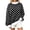 Black|Dot, variant on Womens Oversized Striped Sweatshirt Mock Neck Pullover Long Sleeve Tops Casual Loose Fit Fall Winter Clothes (2XL, Sky Blue)