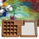 thumbnail image 5 of Paletas de Pintura BLESIY 2 uds Proyectos Escolares Vacías de Madera, 5 of 8