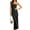 Black, variant on Sakmal Elegant Women's Dresses Maxi Party Black Cocktail Dress Ball Gown Sleeveless Dresses for Women