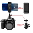 thumbnail image 3 of Mobile Phone Fixing Clip 2 In 1 Clips 1/4 Screw Interface Universal Screw Interface Ball Type Bracket Portable Phones Clamp Holder Hot Shoe Screw Adapter, 3 of 8