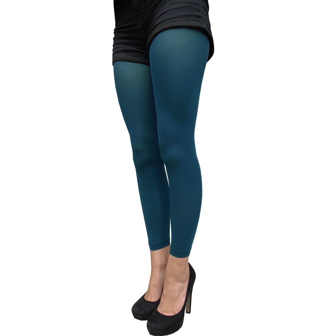 Footless Tights in ROYAL BLUE COTTON  *SALE* 