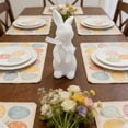 thumbnail image 5 of Tyidzon Flocked Bunny Easter Decorations with Bow Ties, Rabbit Figurines for Easter Centerpieces, Spring Home Tabletop Shelf Decor & Seasonal Gift, 5 of 6