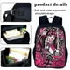thumbnail image 3 of Monster High Mochila para Mujer - Mochila Escolar Impermeable 15.6'' Gran Capacidad, Mochila de Viaje con Portátil, Mochila Casual de Dibujos Animados para Estudiantes, 3 of 5