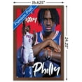 thumbnail image 3 of NBA Philadelphia 76ers - Tyrese Maxey 24 Wall Poster, 14.725" x 22.375" Framed, 3 of 5