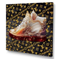 Designart Designer Marble Sneaker II Canvas Wall Art