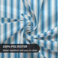 thumbnail image 6 of Round Tablecloth 60 Inch, Blue Stripes Texture Tablecloth Round Washable Table Covers Fabric Tablecloth for Daily Use Kitchen Dining Party Wedding, 6 of 8