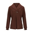 thumbnail image 3 of Quarter Zip Pullover Women Peplum Sweatshirt for Women Plus Size Casual V Neck Loose Pocket Sleeve Tops Blouse, 3 of 4