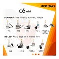 thumbnail image 4 of Kit Luces Led  Bloosom C6 Mini Iron Led Conector H11 X2 Autos Luz Blanco Frio, 4 of 4