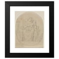 thumbnail image 2 of Jean-Hippolyte Flandrin 12x14 Black Modern Framed Museum Art Print Titled - Saint Felicite and Her Seven Sons (Second Third 19th Century), 2 of 5