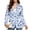 Blue Butterfly, variant on Psesaysky Christmas Red Floral Womens Dressy Blazer Work Office Suit Jackets, Open Front Long Sleeve Casual Business Jackets with Pockets, Oversized Single Button Plus Size Coat, Trendy Winter 2026