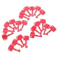 thumbnail image 1 of DECORNIJIA 20 Pcs Touches de Réinitialisation en Plastique Rouge Bouton d'Urgence Forme Rectangulaire pour Systèmes de Sécurité, 1 of 5