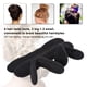 thumbnail image 5 of Juego de 4 pinzas para el pelo para niñas y mujeres, herramienta para hacer moños con rodillo de esponja, 2 grandes y 2 pequeñas., 5 of 9