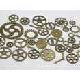 thumbnail image 5 of EOEMY 50 Gram Assorted Alloy Steampunk Cogs Filigree Gears Pignons Charm Pendants-Gunmetal Tone, 5 of 9