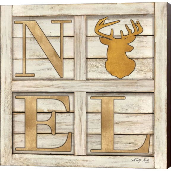Noel Deer by Cindy Jacobs, Canvas Wall Art