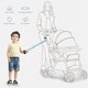 thumbnail image 3 of Correa De Muñeca Antipérdida De 2,5 M para Niños, Correa para Niños Muñeca con Rotación De 360 ​​​​°, Pulsera Antipérdida Arnés Infantil Cómodo para Bebé,Blue oso de fresa Electrónica, 3 of 5