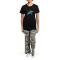 thumbnail image 4 of CafePress - Sea Turtle Women's Dark Pajamas - Women's Short Sleeve Print T-Shirt and Pants Dark Cotton Pajama Set, 4 of 7