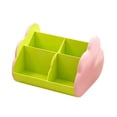 thumbnail image 2 of Dongrere Cloud Shaped Makeup Brush Holder, Large Capacity Cosmetic Organizer, Desk Storage Container for Vanity Countertops, Dorm Rooms, Green, 2 of 6