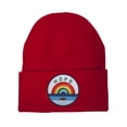 thumbnail image 1 of Top Headwear  Hope with Rainbow Patch Cuffed Beanie - Red, 1 of 1
