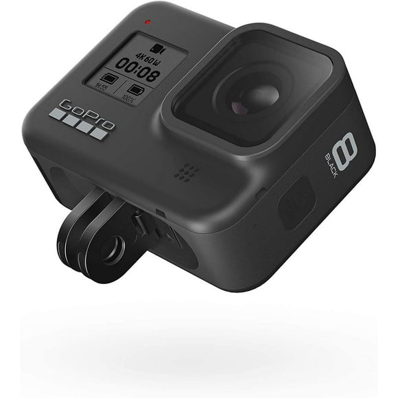 GoPro HERO8 Black: cámara de acción impermeable con pantalla táctil 4K Ultra HD, 12 MP, fotos de 12 MP, estabilización de transmisión en vivo de 1080p
