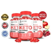 (3 Pack) Keto Bites Extreme ACV Gummies 2000mg Dietary Supplement 180 Gummys