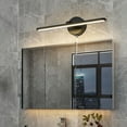 thumbnail image 3 of LED Bathroom Vanity Light, 3 Color Temperature Over Mirror Lighting Fixture Modern Indoor Chrome Wall Sconce, Stylish Wall Mounted Bathroom Vanity Light with Pull Chain Switch, 3 of 7