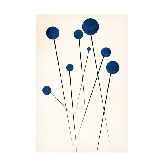 Trademark Fine Art Kubistika Wild Blueberries Canvas Wall Art