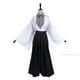 thumbnail image 3 of Disfraz de Cosplay de Anime Demon Slayer Kimetsu No Yaiba Yushiro, peluca con Kimono blanco, camisa, abrigo, pantalón, cinturón, disfraz de Carnaval de Halloween, 3 of 5