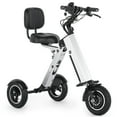 thumbnail image 1 of TopMate ES35 Powered Mobility Scooter 3 Wheels Foldable Trike with Backrest Seat for Adults, Lightweight Electric Scooter with Removable 36V 7.8AH Battery, Reverse & Key Switch for Commute and Travel, 1 of 7