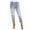 Blue, variant on under $5 JINMGG Plus Size Pants for Women Womens Fashion Women Pull-On Distressed Joggers Elastic Waist Stretch Pants