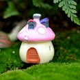 thumbnail image 3 of 1pcs/4pcs Mushroom House Garden Crafts Bonsai Micro Landscape Decoration Resin Crafts Bonsai Micro Landscape Diy Ornents Random Color XS, 3 of 9