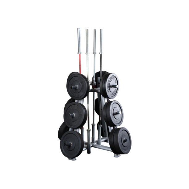 WALFRONT Adjustable Barbell Stand Portable Dumbbell Racks Stand