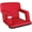 Red, variant on WYDK 20.5"/25" Wide Stadium Seat for Bleachers w/Back Support Padded Cushion Portable Reclining Bleacher Seats Camping Stadium Chair Waterproof,Wide Heated - 25",Black