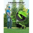 thumbnail image 7 of SWIPESMITH 16” 15 Amp Electric Dethatcher Scarifier, Lawn with 5-Position Depth Adjustment, 14.5 Gal Removable Thatch Collection Bag, Quick-Fold, Keeps Health, 7 of 7
