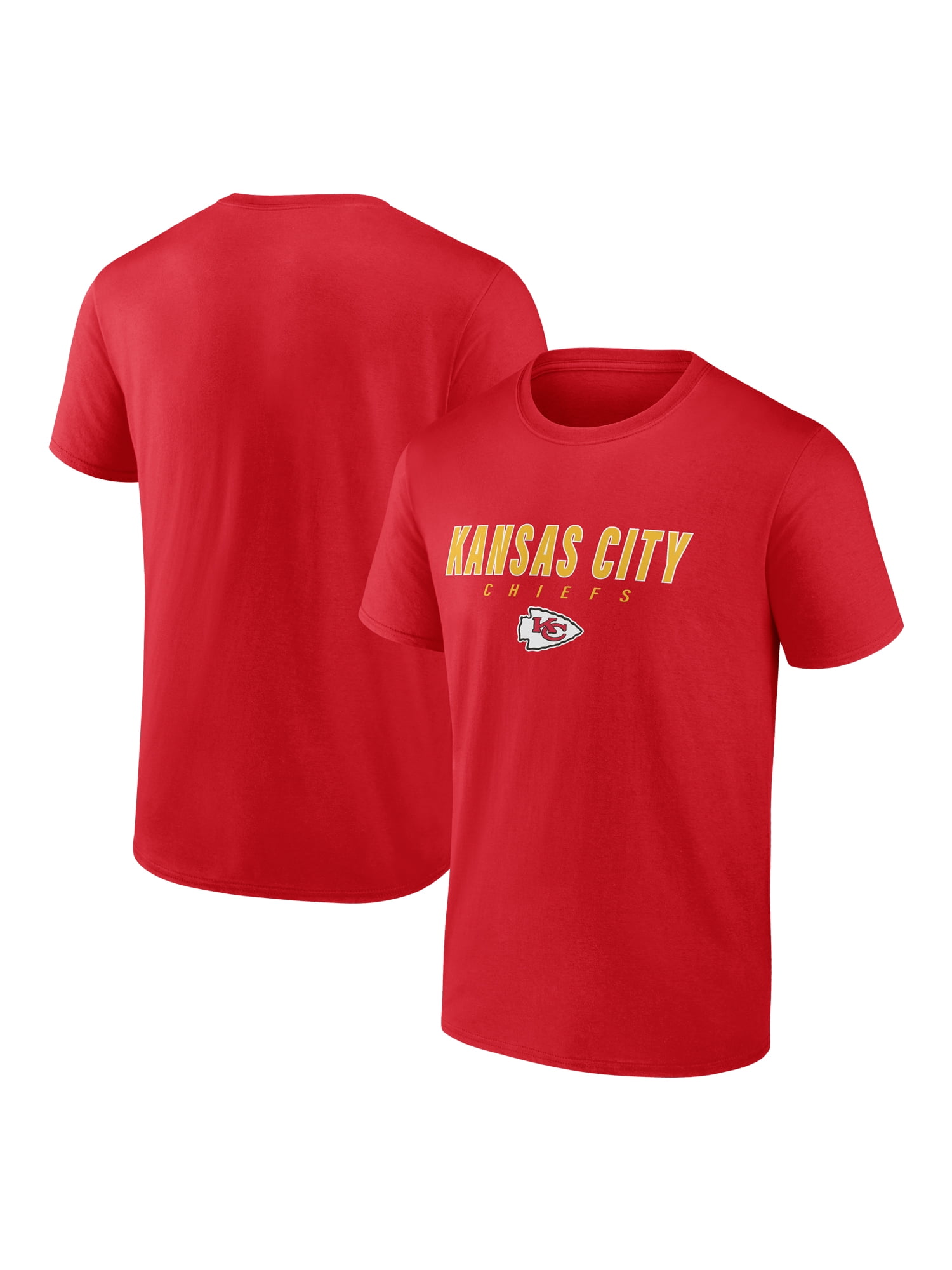 NFL Kansas City Chiefs Men's Cotton Red Short Sleeve T-Shirt