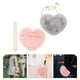 thumbnail image 4 of KAKOWELY 2 bolsos de hombro de felpa con forma de corazón, bolso cruzado de moda de un solo hombro, 4 of 4