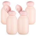 thumbnail image 1 of WORGEOUS 4 botellas de viaje, botellas de champú, botellas de artículos de tocador, contenedores de tamaño de viaje, botellas de loción, botellas exprimibles, 1 of 7