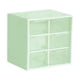 thumbnail image 5 of Mini organizador de cajones perfecl para escritorio Verde 12 cm x 9,5 cm x 11,8 cm, 5 of 8
