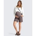 thumbnail image 3 of G4Free Evergoing Maternity Shorts with Pockets Over The Belly Stretchy Pregnancy Pants Casual Workout, 3 of 8