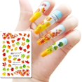 thumbnail image 4 of Fall Stickers Autumn Nail Decals Maple Leaf Designs for DIY Projects for Women Girls Kids, 4 of 8