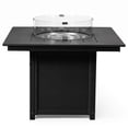 thumbnail image 6 of WestinTrends Helios Modern Outdoor Patio Propane 42" Square Fire Pit Table (Rocks Not Included), Black, 6 of 14