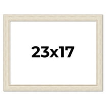 23x17 Frame White Real Wood Picture Frame Width 1.75 inches | Interior Frame Depth 0.5 inches |