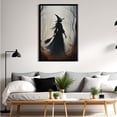thumbnail image 6 of JFHCQJPK Witch in the Forest Halloween Print Wall Art Poster Witch Decor Vintage Print Dark College Wall Art Victorian Gothic Room Decor Canvas Wall Print8x12in Metal blackFramed, 6 of 8