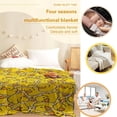 thumbnail image 4 of Cute Duck Blanket Soft Flannel Fleece Rubber Ducks Throw Blankets for Sofa Couch Bedroom Gifts for Duck Lovers Birthday Decor 60"X50", 4 of 6