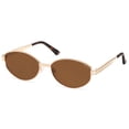 thumbnail image 1 of Gafas de sol SOJOS ovaladas de moda polarizadas SJ1255 Oro/Marrón, 1 of 5